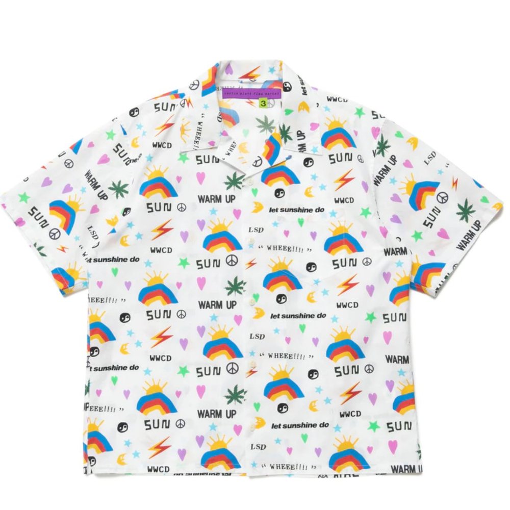 Cactus plant flea market CROP ALOHA LSD SHIRT